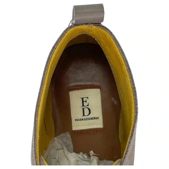 ED by Ellen Walhala Grey Suede Leather Womens Chukka Boots Size 6M - Picture 6 of 13